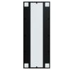 vidaXL Wall Mirror Black 39.4"x15.7" Metal