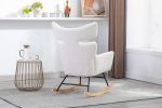 COOLMORE Fish Tail Living Room Comfortable Rocking Chair Living Room Chair