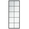 vidaXL Wall Mirror Black 39.4"x15.7" Metal