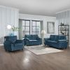 2-Seat Cloud Couch Loveseat sofa for Living Room; Bedroom; Office; Blue