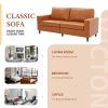 Modern Style Sofa and Loveseat Sets PU Leather Upholstered Couch Furniture for Home or Office (2+3 Seat)