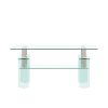 Tempered Glass Coffee Table Clear Table Transparent Coffee Table for Room