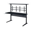 Canzi Gaming Table w/USB Port; Black Finish AL