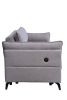 Helaine Sleeper Sofa; Gray Fabric 55560