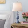 26" Bedside Nightstand Lamp with Dual USB Ports(Set of 2)