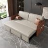 Modern American sofa bed-with USB- beige brown