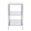 Knox Glam Mirrored Console Table - Chrome