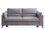 Helaine Sleeper Sofa; Gray Fabric 55560