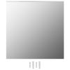 vidaXL Wall Mirror 19.7"x19.7" Square Glass