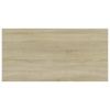 Bookshelf Boards 8 pcs Sonoma Oak 31.5"x11.8"x0.6" Chipboard