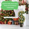 24' Artificial Boxwood Topiary Plant Faux Decorative Tree Indoor Outdoor