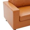 Modern Style Sofa and Loveseat Sets PU Leather Upholstered Couch Furniture for Home or Office (2+3 Seat)