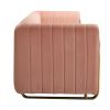 Modern velvet sofa BLUSH PINK color