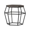 Modrest Tartan Modern Concrete &amp; Metal End Table