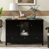 U_STYLE 44.9'' Accent Cabinet Modern Console Table Sideboard for Living Room Dining Room With 2 Doors; 3 Drawers