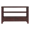 [Not allowed to sell to Wayfair]U_STYLE 51.2'' Modern Console Table Sofa Table for Living Room with 2 Drawers and 2 Shelves