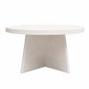 Round Coffee Table;  Plaster