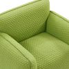 Oversized Arm Chair for Living Room Extra-Deep Lounge Reading Comfy Arm Chair Fabric Single Sofa Chair with Metal Legs Lounging