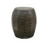 [Only support Drop Shipping Buyer] Metal Accent Drum Table