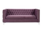 Rhett Sectional Sofa; Purple Velvet 55500