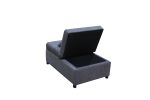 Cozy Castle Sleeper Chair, Convertible Chair Bed, 4 in 1 Ottoman Bed, Pull Out Sofa Bed, Linen Fabric Chaise Lounge, for Living Room/Small Apartment