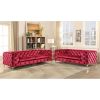 Adam Sofa in Red Velvet 52795