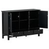 U_STYLE 44.9'' Accent Cabinet Modern Console Table Sideboard for Living Room Dining Room With 2 Doors; 3 Drawers