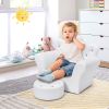 Children's Sofa Toddler Sofa Princess Armchair Children's Gift with Footstool