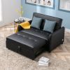 Orisfur. 51" Convertible Sleeper Bed; Adjustable Oversized Armchair with Dual USB Ports for Small Space