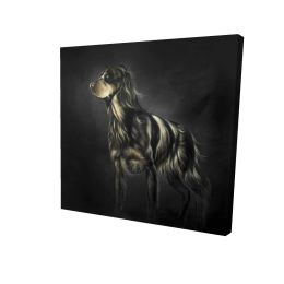 Picard spaniel - 12x12 Print on canvas