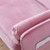 Velvet Fabric sofa with pocket-71&lsquo;&rsquo;pink