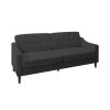 77.2&rdquo; Square Arm Sofa Grey FABRIC