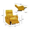 Hot selling For 10 Years ; Recliner Chair With E-motion and USB charge port; High quality fabric and fashion color