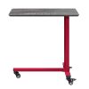 Cargo Accent Table w/Wall Shelf in Red AC00361