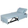 Folding Ottoman Sofa Bed(Green)