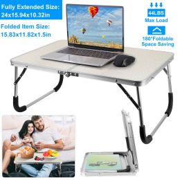 Foldable Laptop Table Notebook Bed Desk Breakfast Reading Writing Lap Tray For Sofa Couch Floor Dormitory