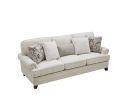 Three-Seat Sofa - Beige Chenille