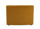 Felicia Modular Chair; Yellow Velvet LV01068