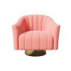 Accent Chair Armchair pink Velvet