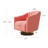 Accent Chair Armchair pink Velvet