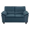 2-Seat Cloud Couch Loveseat sofa for Living Room; Bedroom; Office; Blue