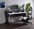 Bigga Gaming Table; Black & White Finish AL