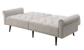 Eiroa Adjustable Sofa; Beige Fabric 58250