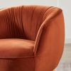 Living Room Chair Mid-Century Modern Accent Chairs Cozy Armchair Reading Gaming Lounge Arm Chair with Metal Legs for Bedroom Office