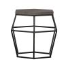 Modrest Tartan Modern Concrete &amp; Metal End Table