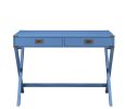 Amenia Console Table in Blue Finish AC00907