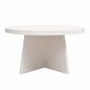 Round Coffee Table;  Plaster