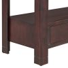 [Not allowed to sell to Wayfair]U_STYLE 51.2'' Modern Console Table Sofa Table for Living Room with 2 Drawers and 2 Shelves