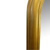 Arched Top Handcrafted Metal Encased Accent Wall Mirror; Antique Gold; DunaWest