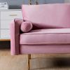 Velvet Fabric sofa with pocket-71&lsquo;&rsquo;pink